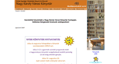 Desktop Screenshot of nkvk.hu